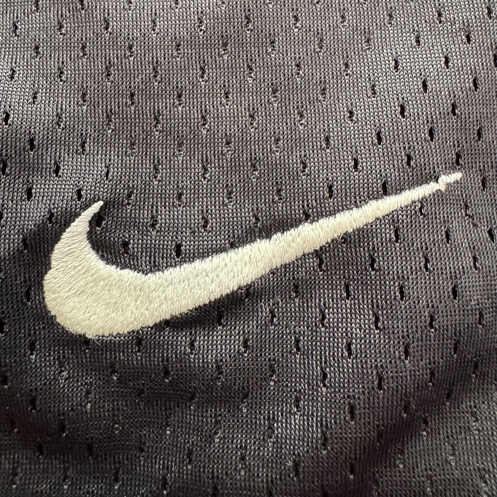 Vintage Nike‎ Team Sports Black Athletic Shorts Size XL Nike Swoosh Logo Men’s